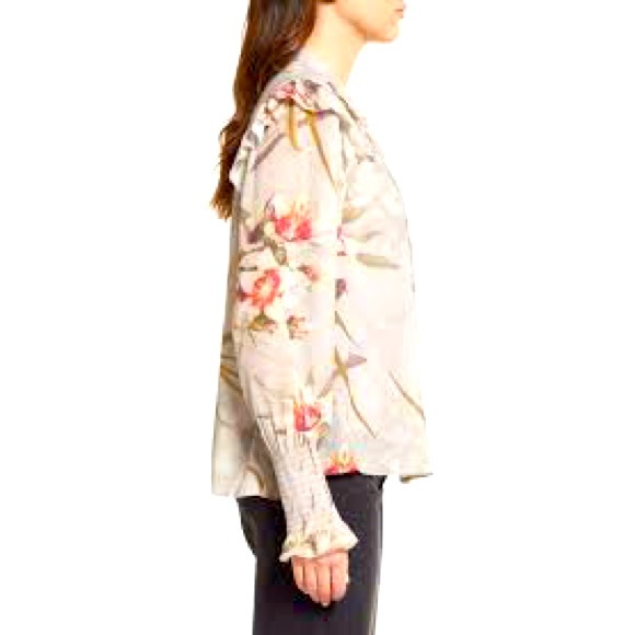 AllSaints Lara Kuroyuri Floral Print Blouse - Picture 4 of 8